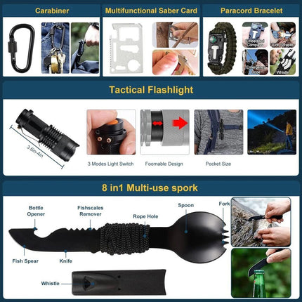 Snow Mountain Survival Tool Advent Calendar Survival Kits 24 Day Christmas Countdown Random blind box