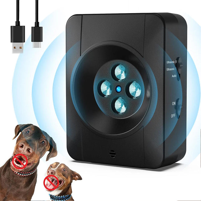 Outdoor Anti Bark Device Ultrasonic Dog Barking Control Stop Repeller Trainer