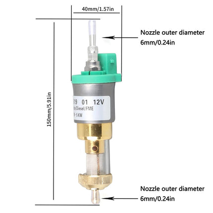 Upgrade 12V Ultra-low Noise Heater Fuel Pump For 1kw-5kw Air Diesel Parking