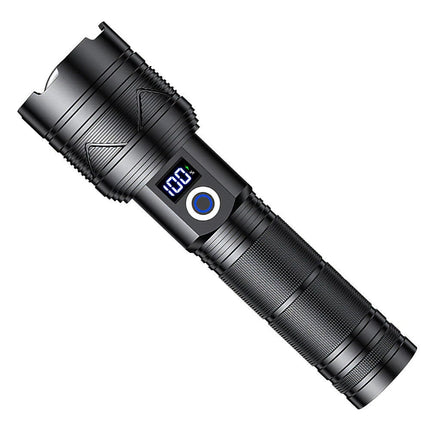 1500000lm LED Flashlight Torch Zoom Light Super Bright Camping Rechargeable Lamp