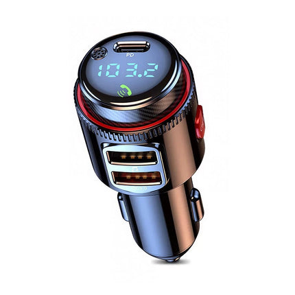 Bluetooth Adapter Car Wireless FM Radio FM Transmitter PD Dual USB Charger MP3