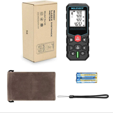 50M Laser Distance Meter Distance Area Volume Laser Measure Pythagorean