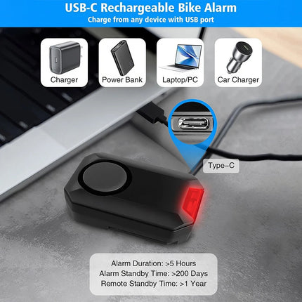 Loud 135dB Bike  for Ebikes  Bike For Bicycle Motorcycle