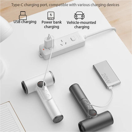 Rechargeable Wireless Portable Hair Dryer Fast Drying High Speed Blow Dryer