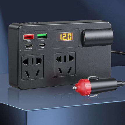 Car Power Inverter 12V to 240V Converter 200W With 4USB Phone Charger 200W