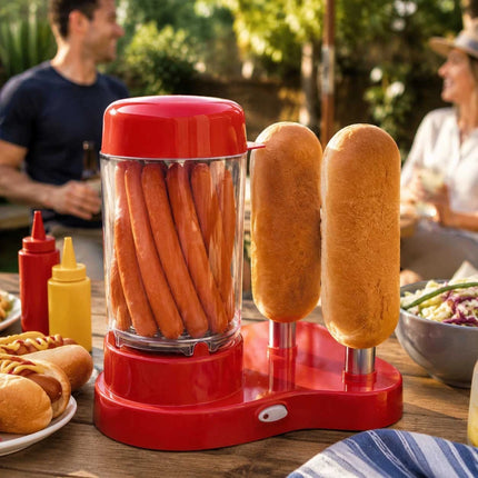 2 in 1 Electric Hot Dog Maker Sausage Cooker Bun Warmer Machine AU Plug