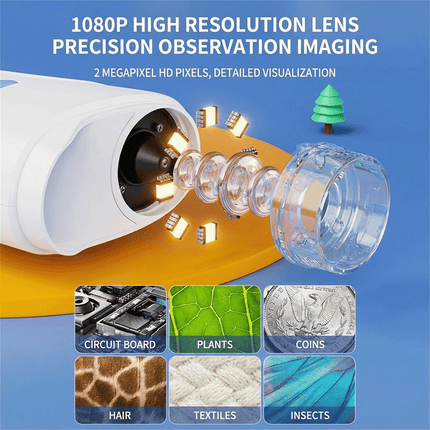 1000X Handheld Digital Microscope 2.0" Screen Rechargeable Mini Pocket