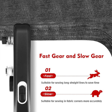 Mini Handheld Portable Cordless Sewing Machine Hand Held Stitch Home Clothes
