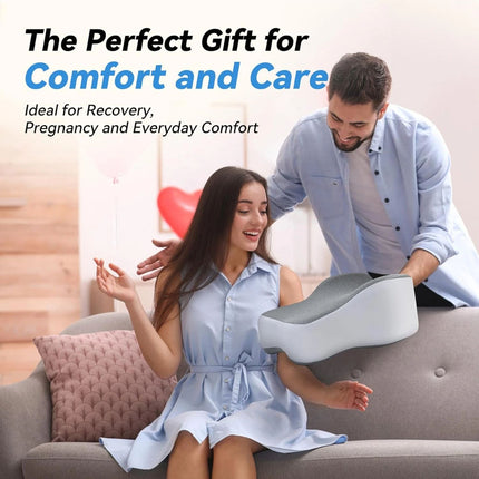 Premium Leg Pillow Foam Memory Leg and Knee Pain Relief Pillow for Side Sleeping