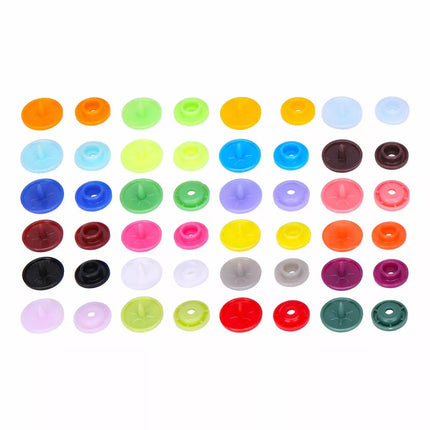 300Pack Press Studs For KAM Snap Kit Fastener Buttons Plier DIY Size 12 T5 Tool