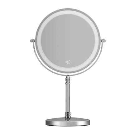 Makeup Mirror LED Light Cosmetic Rotation 10X Magnifying Round 360°