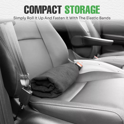 Car Seat Cover Waterproof Non-slip Towel Car Seat Protector with Elastic Strap