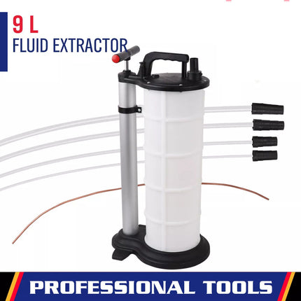 9L Waste Oil Fluid Extractor Pump Manual Fuel Suction Vacuum Car Boat Transfer