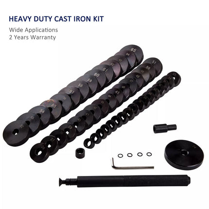 52Pc Custom Bushing Bearing Seal Driver Push Press Disc Tool Set 18mm-65mm