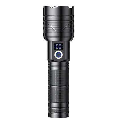 1500000lm LED Flashlight Torch Zoom Light Super Bright Camping Rechargeable Lamp