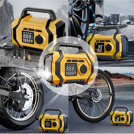 9000A Car Jump Starter Power Bank With Air Compressor Battery Booster 5 in 1 HOT