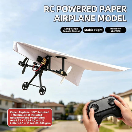 RC Paper Aircraft Kit Electronic DIY Paper Aircraft Fly For  Adults Gift AU