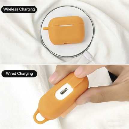 Apple AirPods 3rd generation Case 3rd Gen Luminous Silicone Protective Cover Yellow