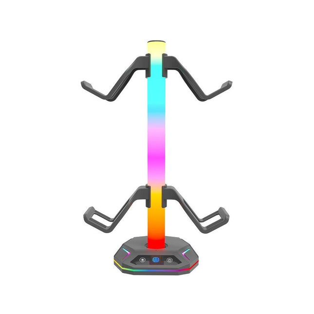 RGB Gaming Headphone Stand Headset Hanger Holder Rack Desktop Display Holder AU