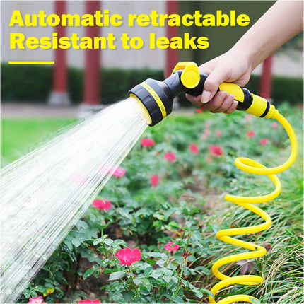 20m Expandable Garden Hose Flexible Water Pipe Set with 10-Pattern Spray Nozzle
