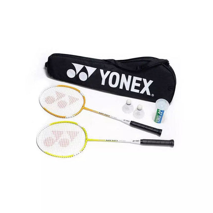 2-Player Badminton Racquest Racket Set with Badminton Shuttlecocks
