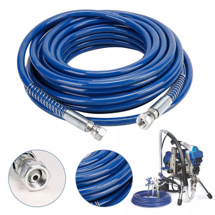 1/4'' Airless Paint Sprayer Hose Tube Connector Spray Pipe Painting 15m