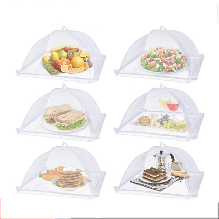 BBQ Food Cover Collapsible Food Cover Pop Up Mesh Fly Net Kitchen Party 43CM