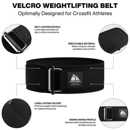 Self-Locking Weightlifting Belt Gym Belt Squat Belt