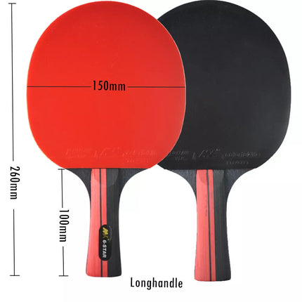 1 Pair Professional Shakehand Longhand FL Table Tennis Ping Pong Racket Bat