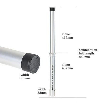 Alloy Golf Ball Picker Uppers Tube Hold Up to 21 Golf Balls Collector Retriever