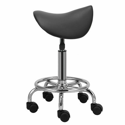 Saddle Salon Stool Bar Swivel Chair Massage Barber Hairdressing Hydraulic Lift