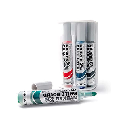 Whiteboard Marker with Magnetic Eraser Set of 4 Assorted YMWL5-4E