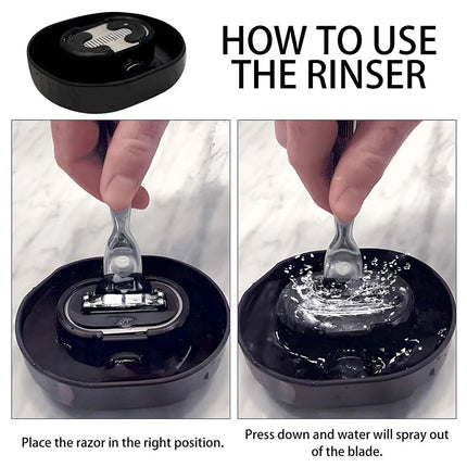 Efficiently Razor Rinser Cleaner Save Water Shaver Rinse Stand for Men