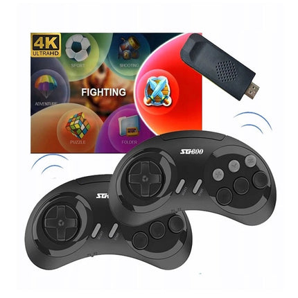 4600 4K HDMI Pre-Loaded Retro Game Stick Console 2X Wireless Controller Video