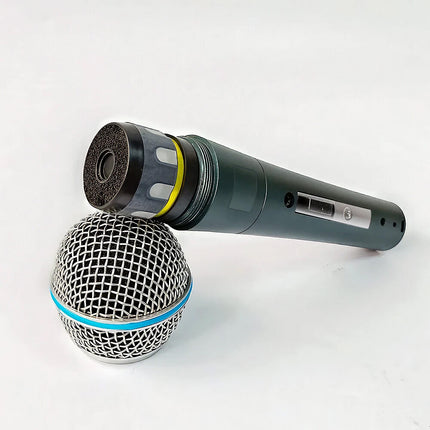 Wired 6.5mm Jack Professional Dynamic Microphone Vocal Handheld Split Microphone