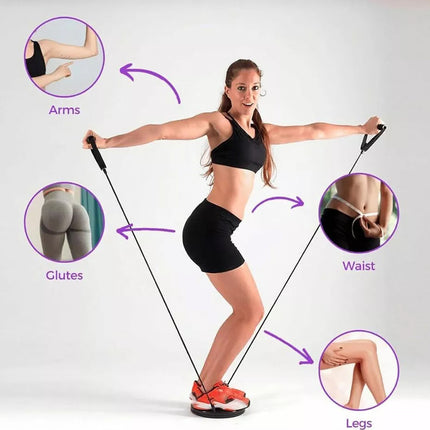 Body Shaping Waist Twisting Disc Waist Whisper Exerciser - Waistwhisper Purple
