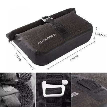 Waterproof Bike Bicycle Handlebar Bag 5L Cycling Front Frame Tube Bag