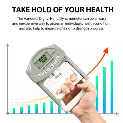 Handful Grip Strength Tester Hand Dynamometer Gripping Power Multi-Occasional