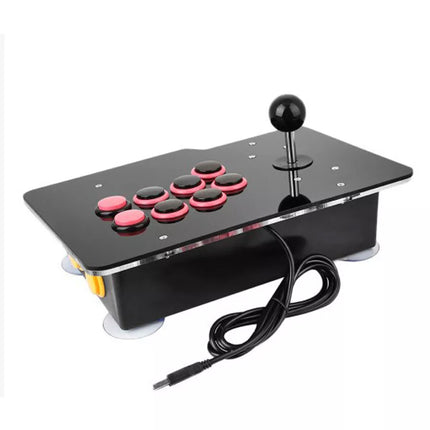 Wired USB Arcade Fighting Stick Joystick Gaming Controller Video Game For PC