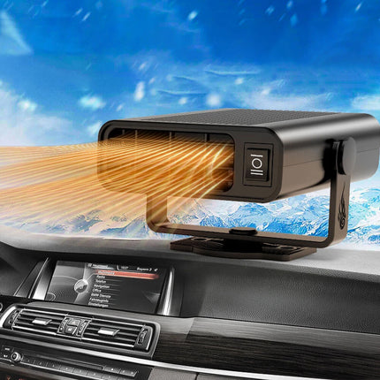 Portable Electric Car Heater 12V Heating Fan Defogger Defroster Demister