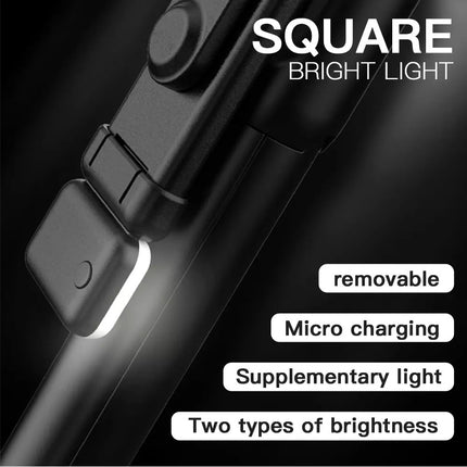 Bluetooth Selfie Stick Tripod Wireless Rotating Remote For iPhone Mobile Phone