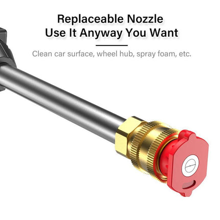Portable Cordless Electric High Pressure Water Spray Gun Car Washer Cleaner Tool