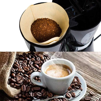 500x 102 Coffee Filter Paper Natural Thick Strong Original Wooden Drip Paper