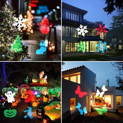Halloween Laser Led Lamp Party Xmas Patterns Outdoor Christmas Projector Lights