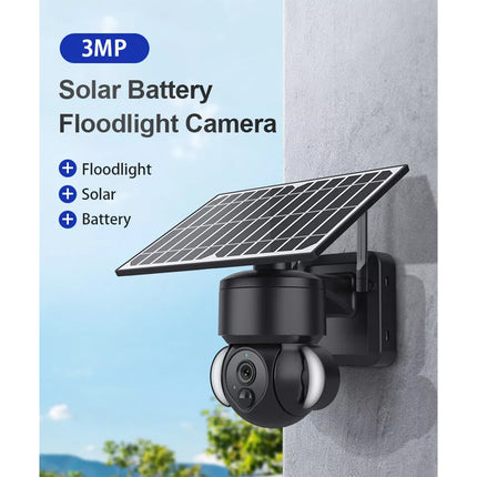 4G Network Wireless HD 1080P Pan Tilt Solar Panel Outdoor Security Camera LTE