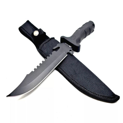 Machete Survival Blade with Carry Case Grip Camping Fishing Hiking Pig Hunting