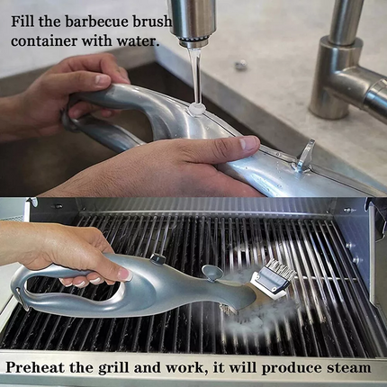 Picnics Barbecue Grill Steam Power Daddy Cleaner Grill Brush BBQ Cleaning Tools