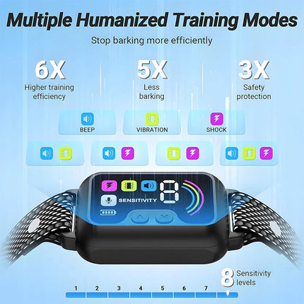 Anti Bark Dog Collar Auto Stop Barking Training Collar Obedience Rechargeable