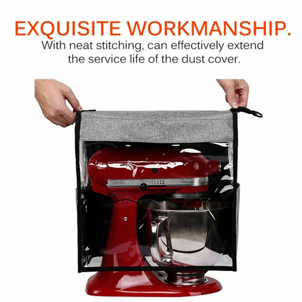 Dustproof Kitchen Aid Mixer Cover with Organizer Bag for Kitchenaid Stand Mixer