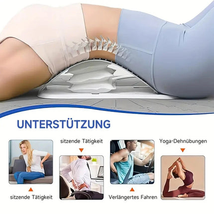 Back Support Stretcher Extender Posture Massager Chiro Lumbar Pain Relief